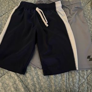 Boys athletic shorts bundle.Navy blue and white Carters & gray Place Sport short